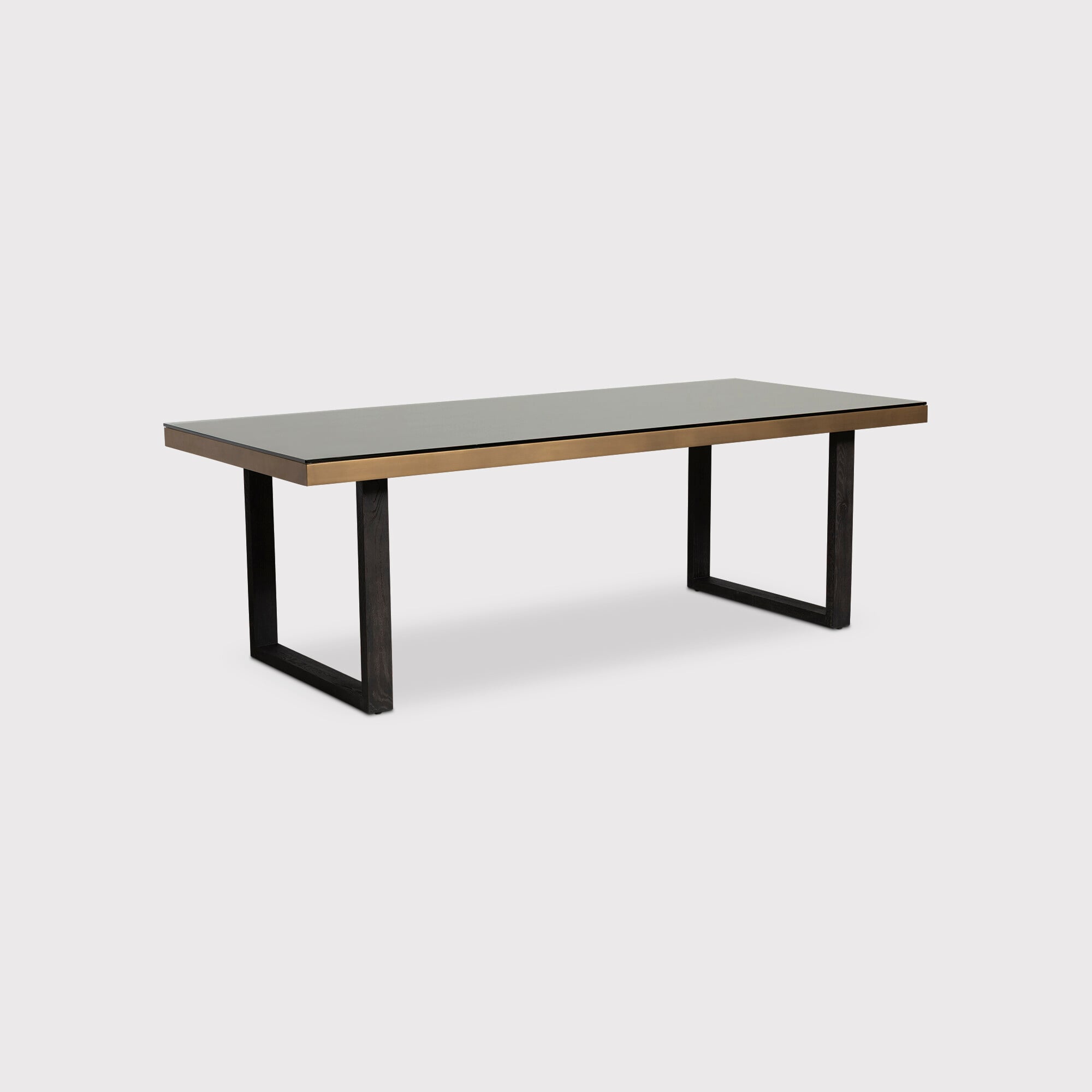Nerina 230cm Dining Table, Black Oak | Barker & Stonehouse
