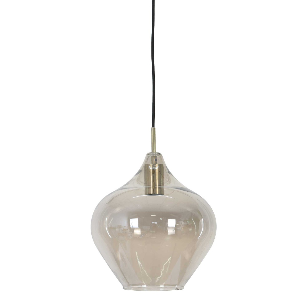Teardrop Pendant Light, Neutral Glass | Barker & Stonehouse