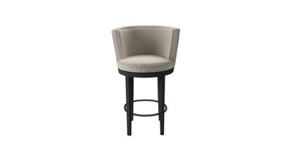 Margaux Bar Stool in Taupe Brushed Linen Cotton - sofa.com