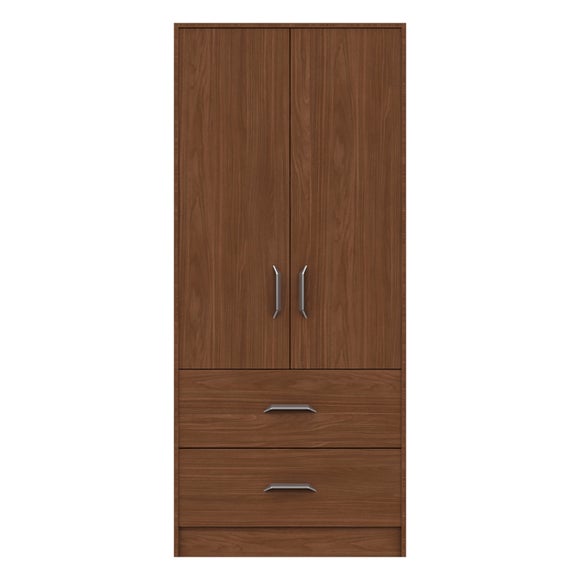 Florine Double 2 Drawer Wardrobe