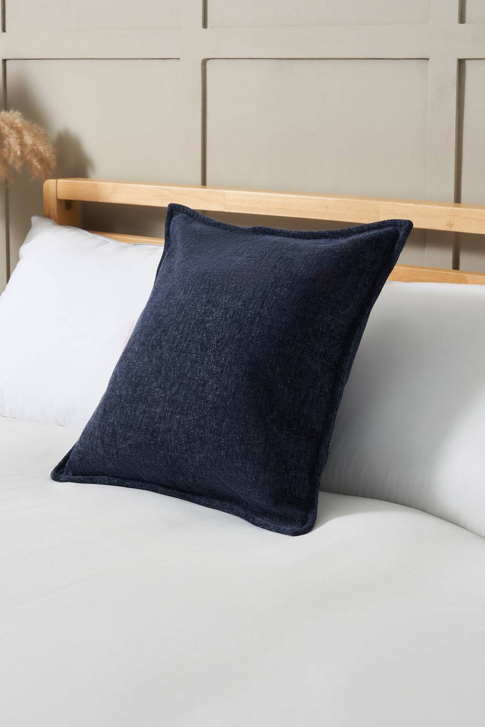 BHS Oxford Cushion in Navy
