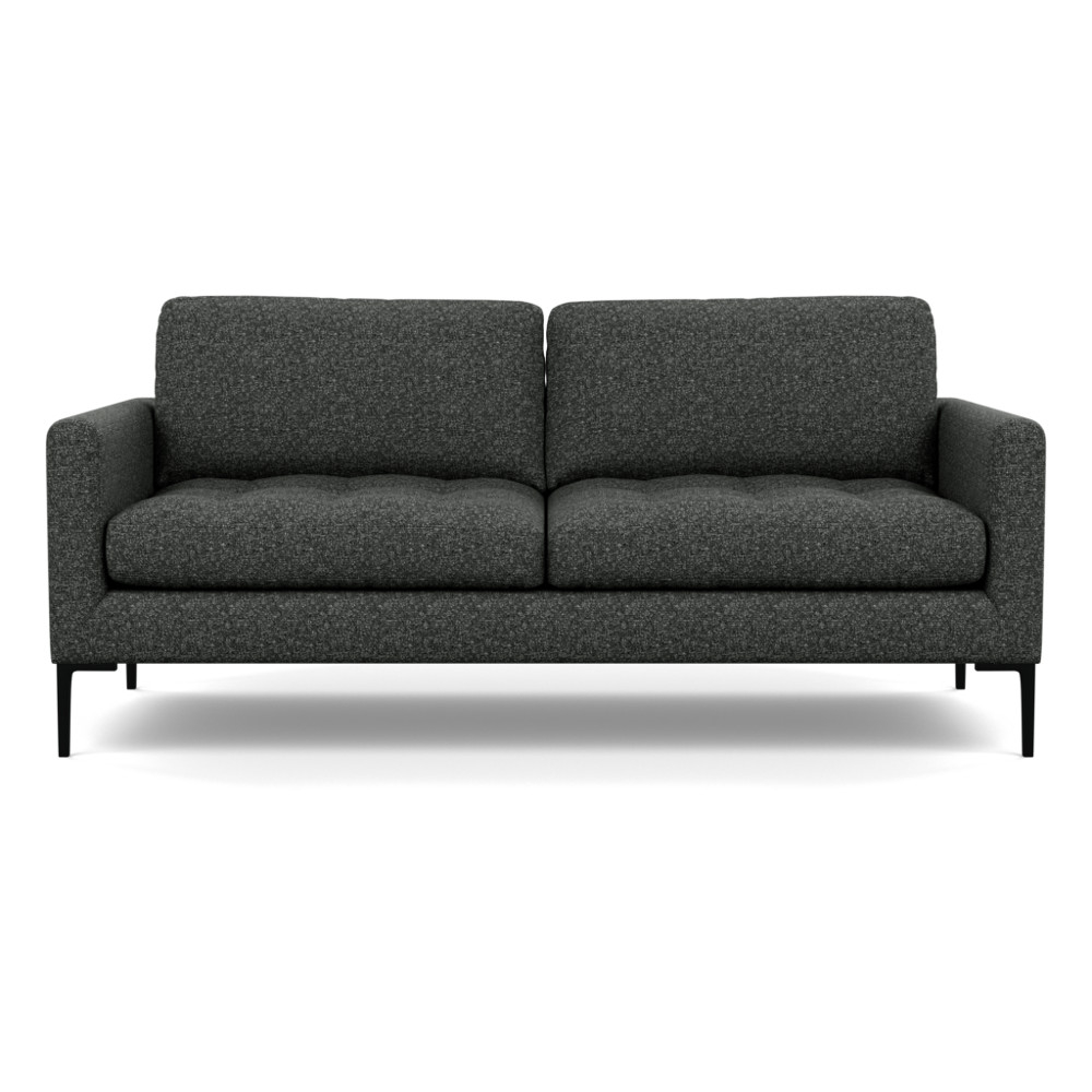 Heal's Eton 3 Seater Sofa Brecon Charcoal Black Feet
