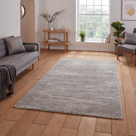 Flores Ribbed Washable Rug