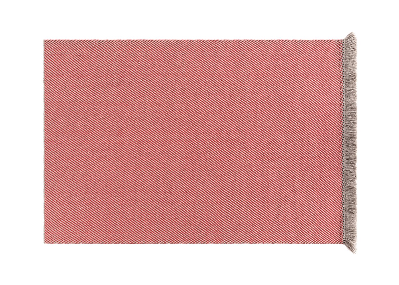 Gandia Blasco Garden Layers Rug Diagonal Almond Red