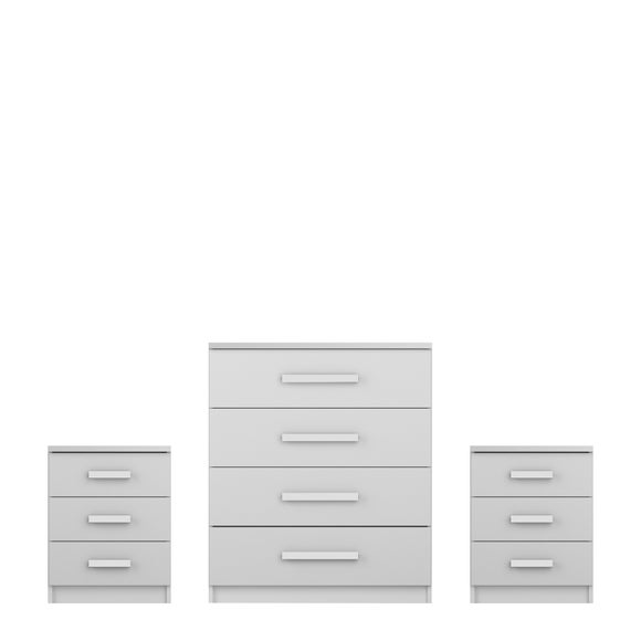 Sudbury 3 Piece Bedroom Furniture Set