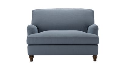 Bluebell Loveseat Sofabed in Loch Brushed Linen Cotton - sofa.com