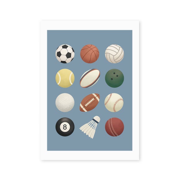 East End Prints Sports Balls Print 2