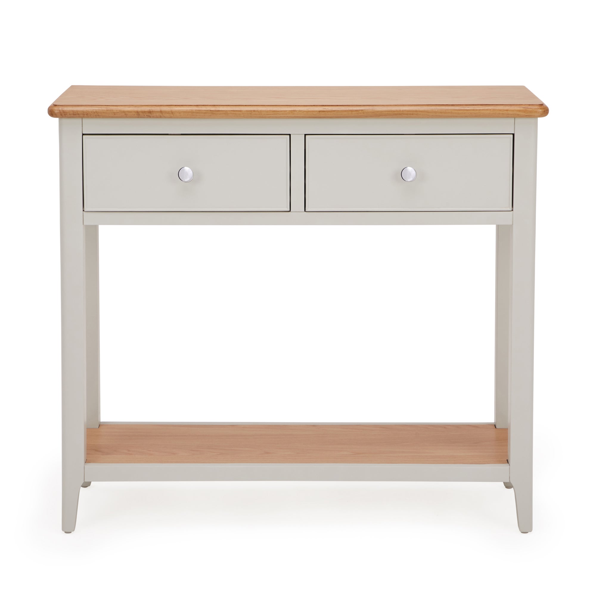 Freya Console Table Grey and Brown