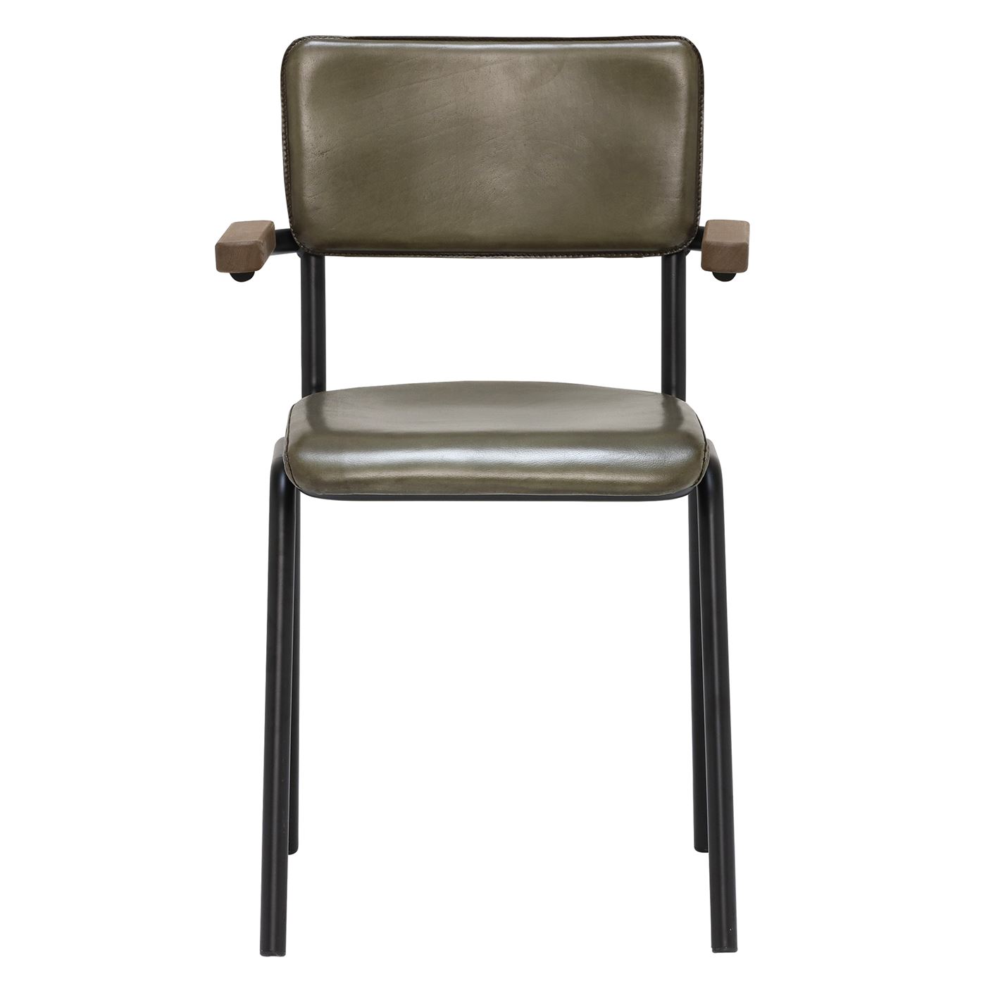 Twyford Chair With Arms, Leather
