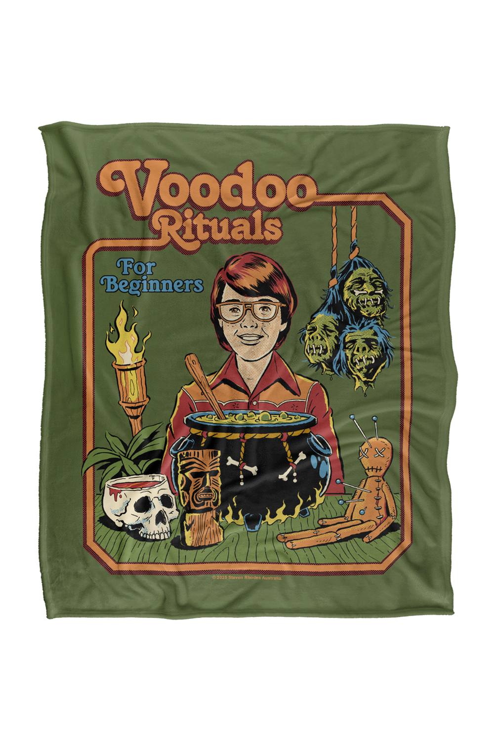 Steven Rhodes Voodoo Rituals Silky Touch Super Soft Throw Blanket
