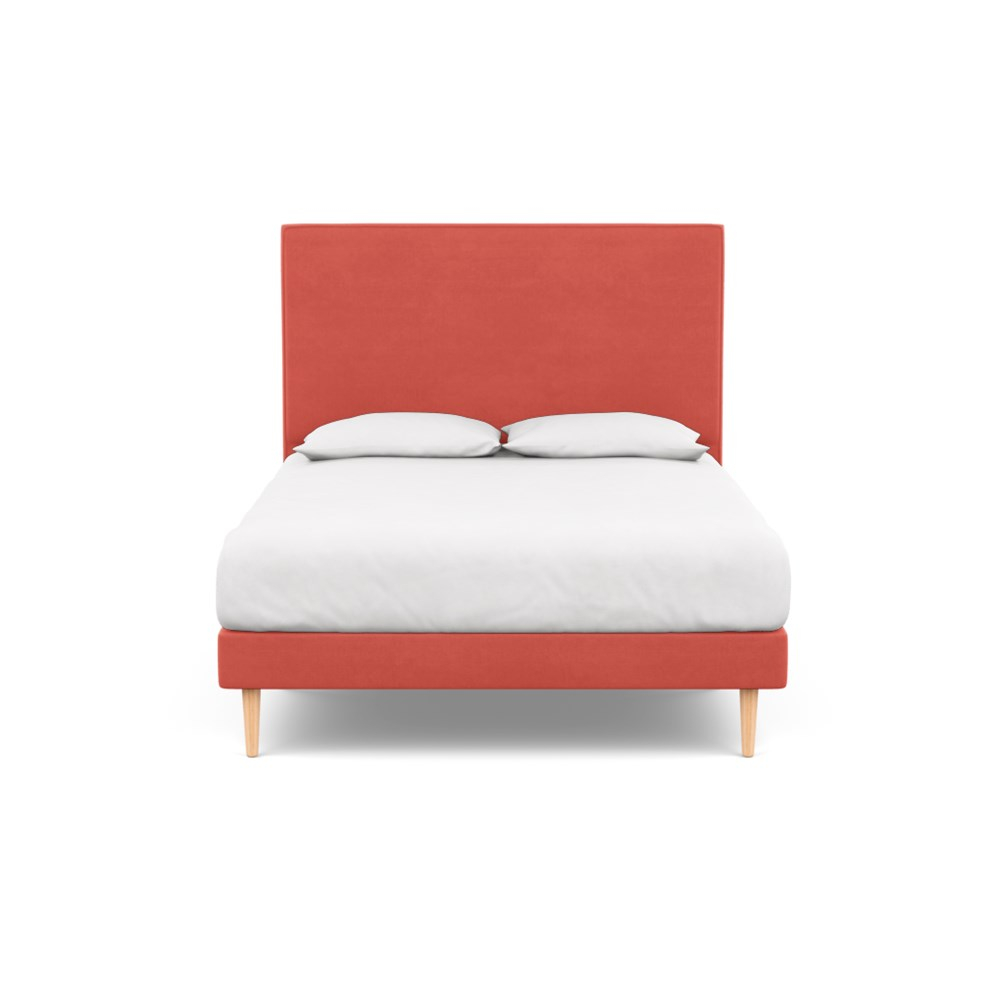 Heal's Heal's Shallow Divan King Linen Grenadine Light Stem Feet
