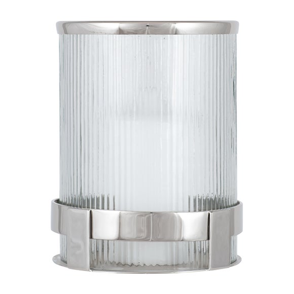 Metal and Glass Hurricane Lantern 2