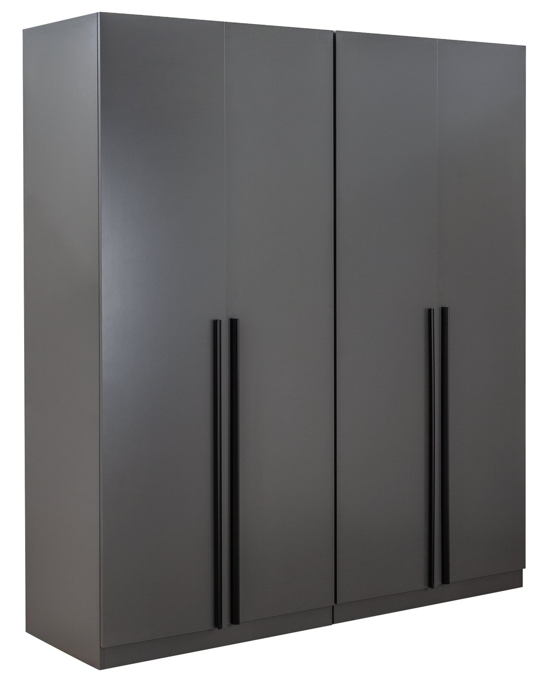 Habitat Munich 4 Door Wardrobe - Anthracite