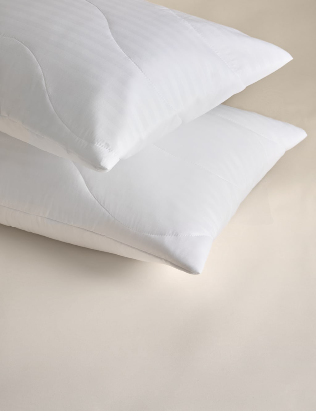 M&S 2 Pack Smart Wash & Dry Pillow Protectors White