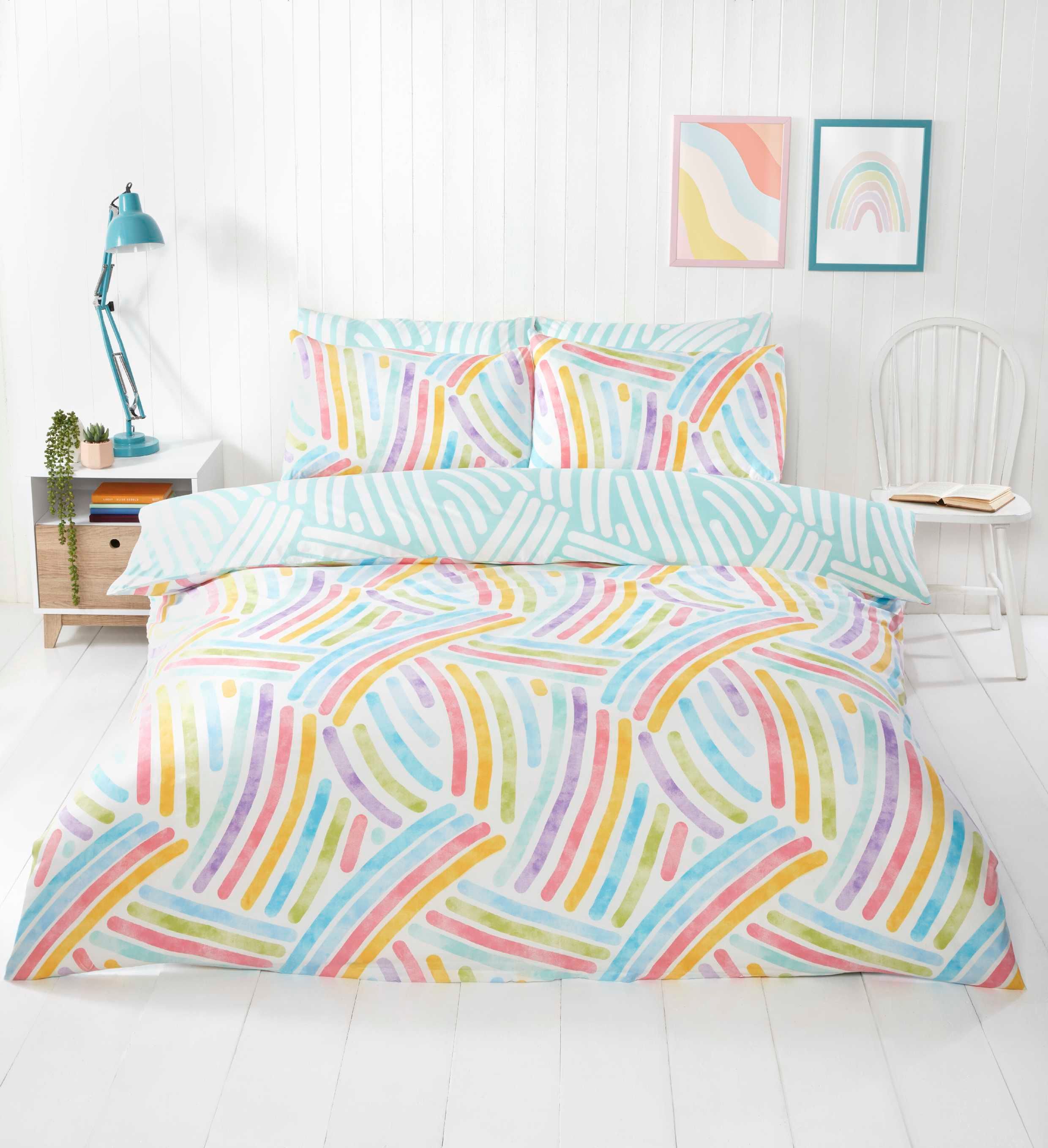 Rapport Home Art Microfibre Polyester Duvet Set with Pillowcase