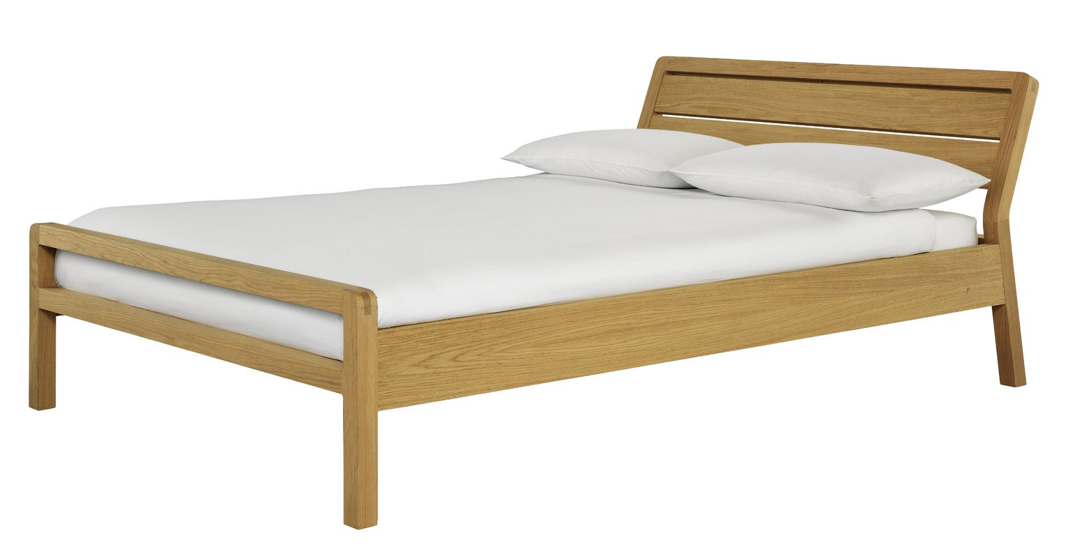 Habitat Radius Double Bed Frame - Oak