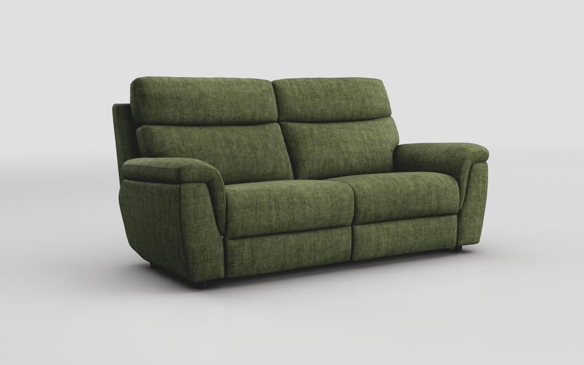 Green Fabric Bagnolo 3 Seater Sofa