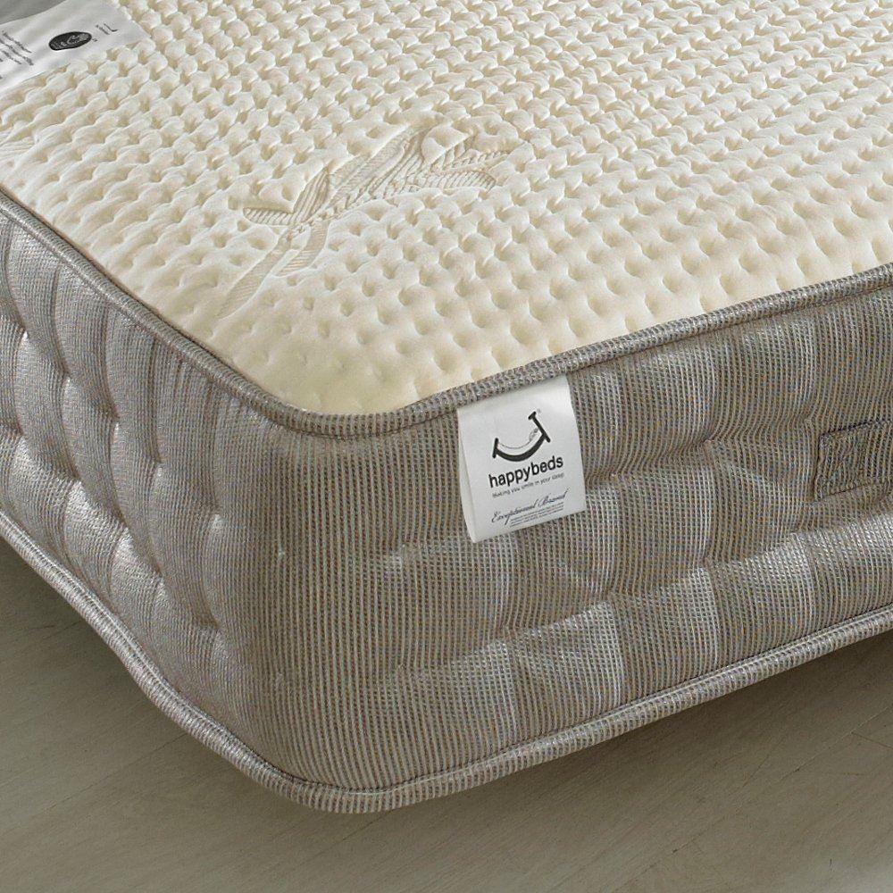Bamboo Vitality 2000 Pocket Sprung Memory and Reflex Foam Mattress - 4ft Small Double (120 x 190 cm)