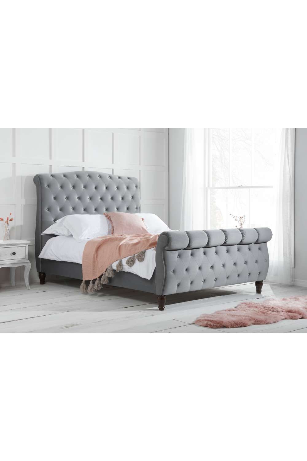 Birlea Colorado Bed in Grey