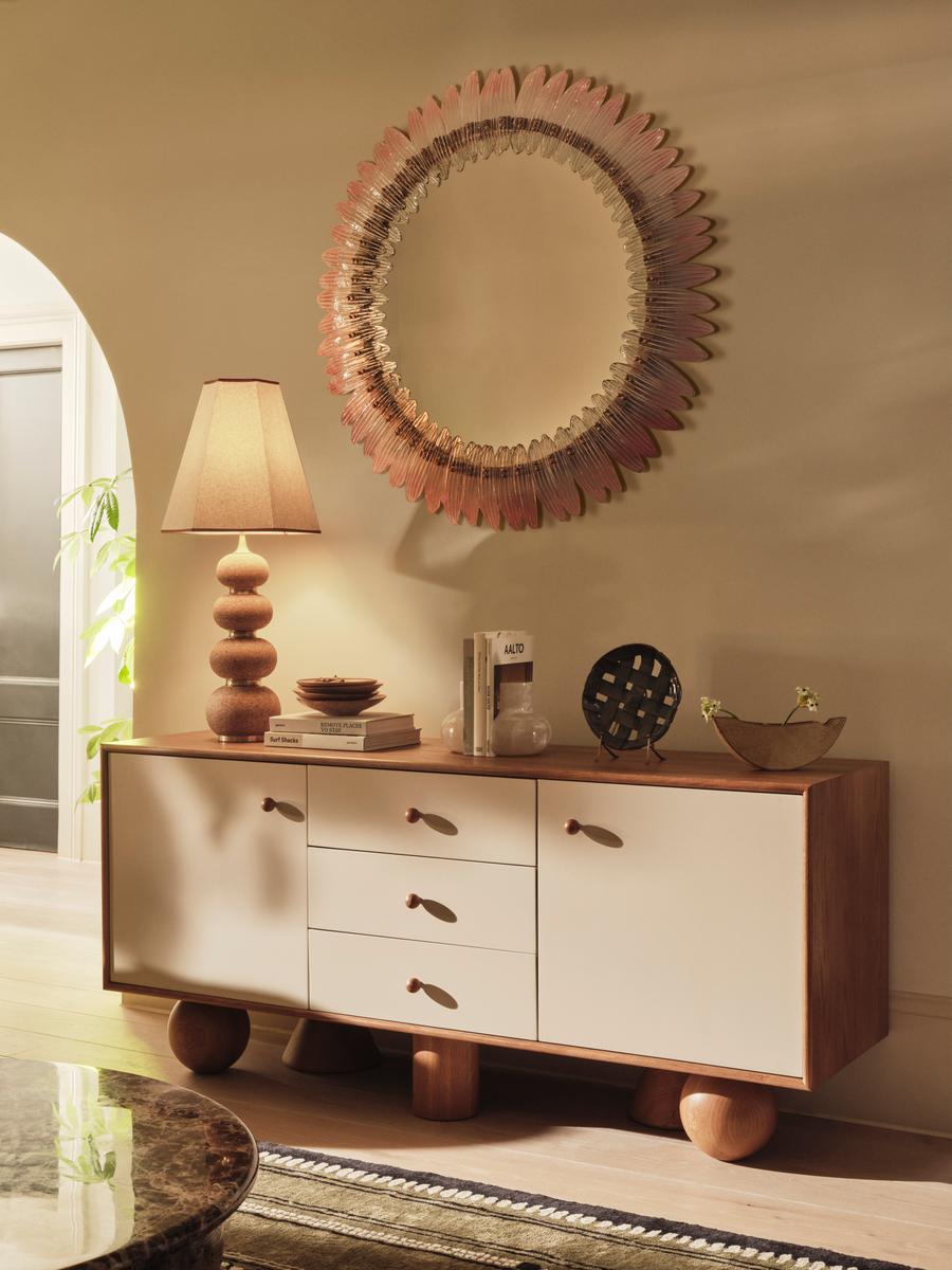 Treviso Wall Mirror, Ombre Glass