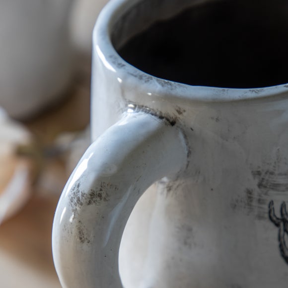 Stag Distressed Pitcher Vase 4