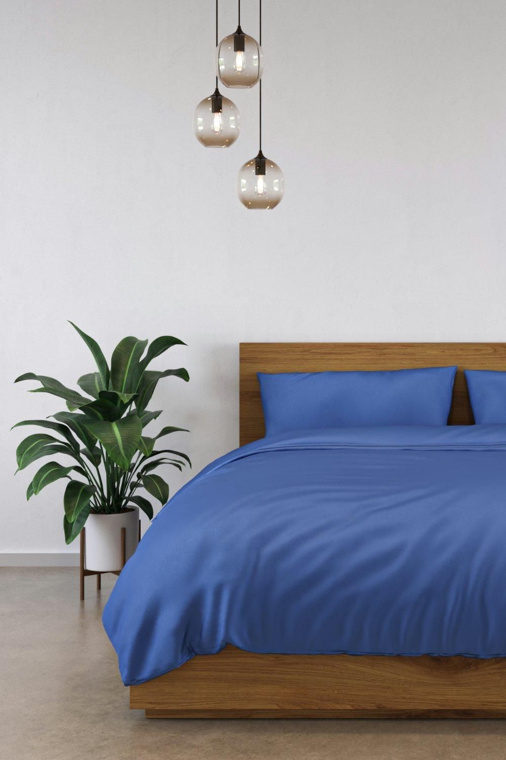 Panda London 100% Bamboo Complete Bedding Set in Navy