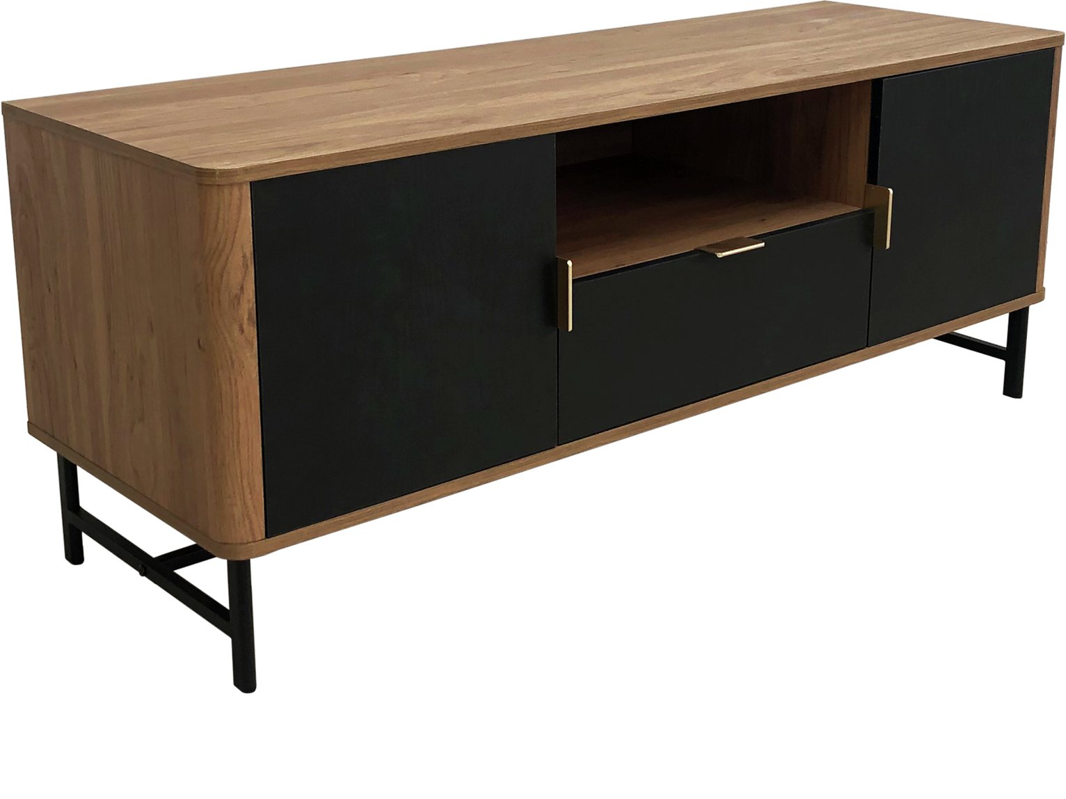Koble Scandi Smart 2 Door 1 Drawer  TV Unit - Walnut
