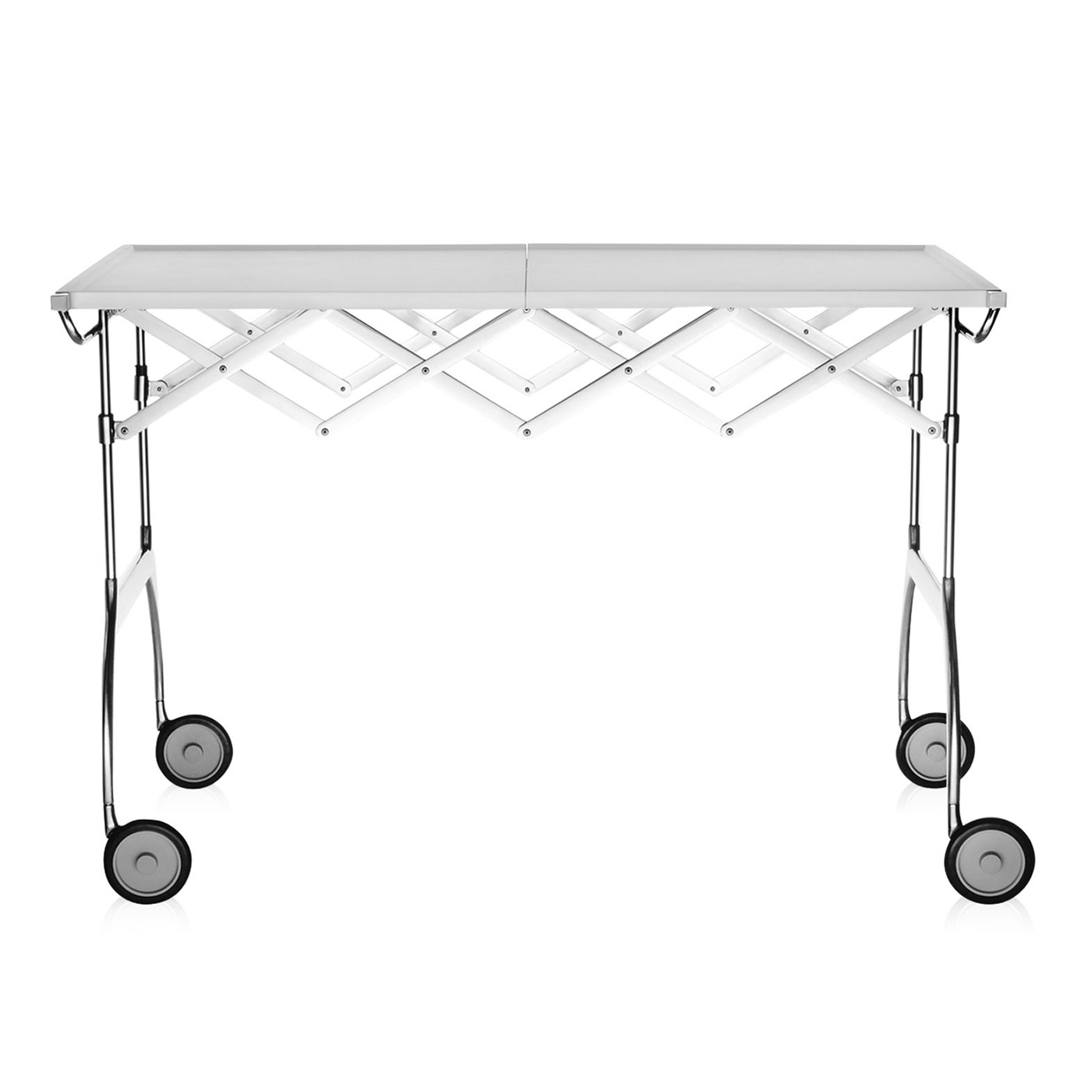 Kartell Battista Folding Trolley White