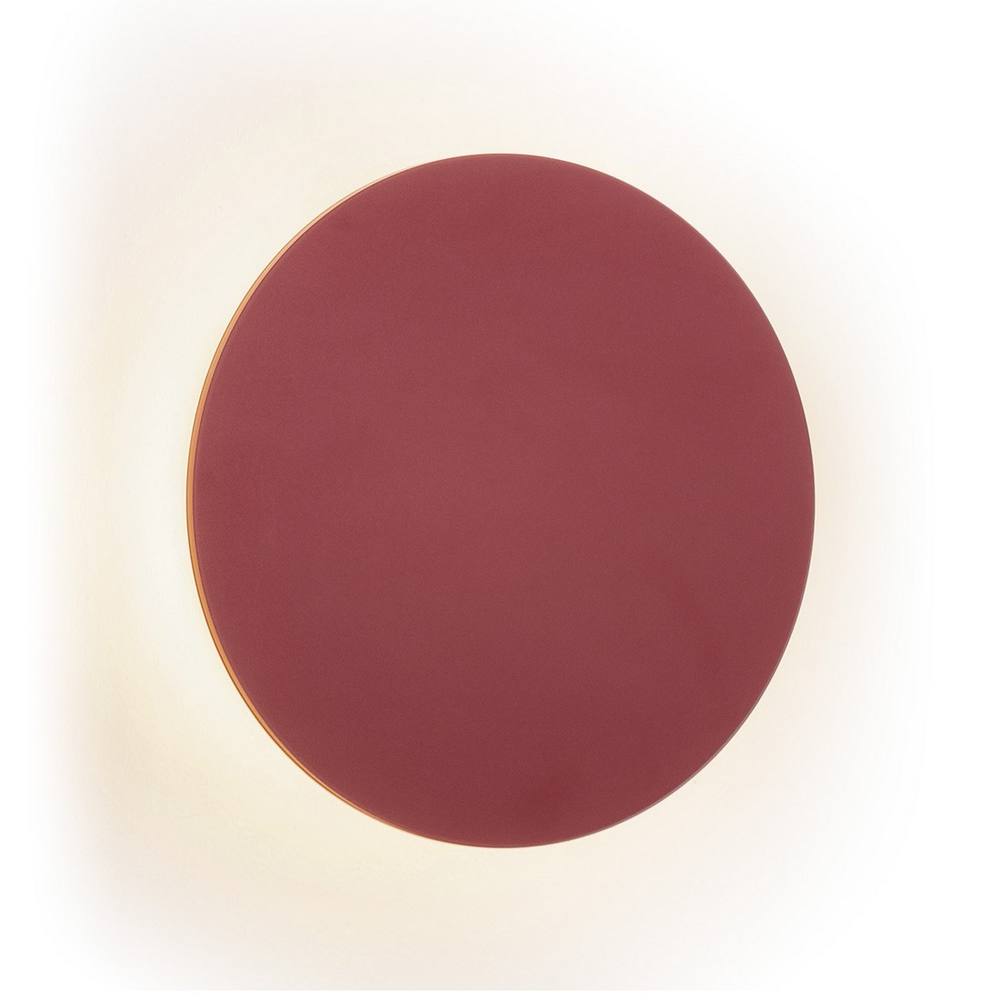 Netlighting Oregon Plus 20cm Flush Wall Lamp Red 580lm 3000K