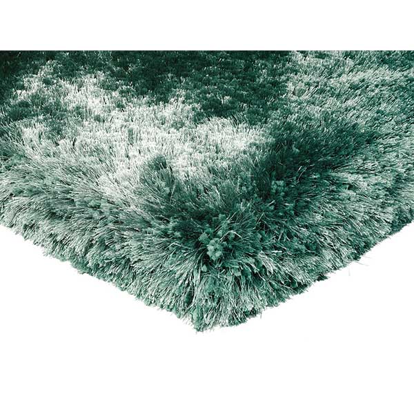 Plush Hand Woven Rug  Petrol