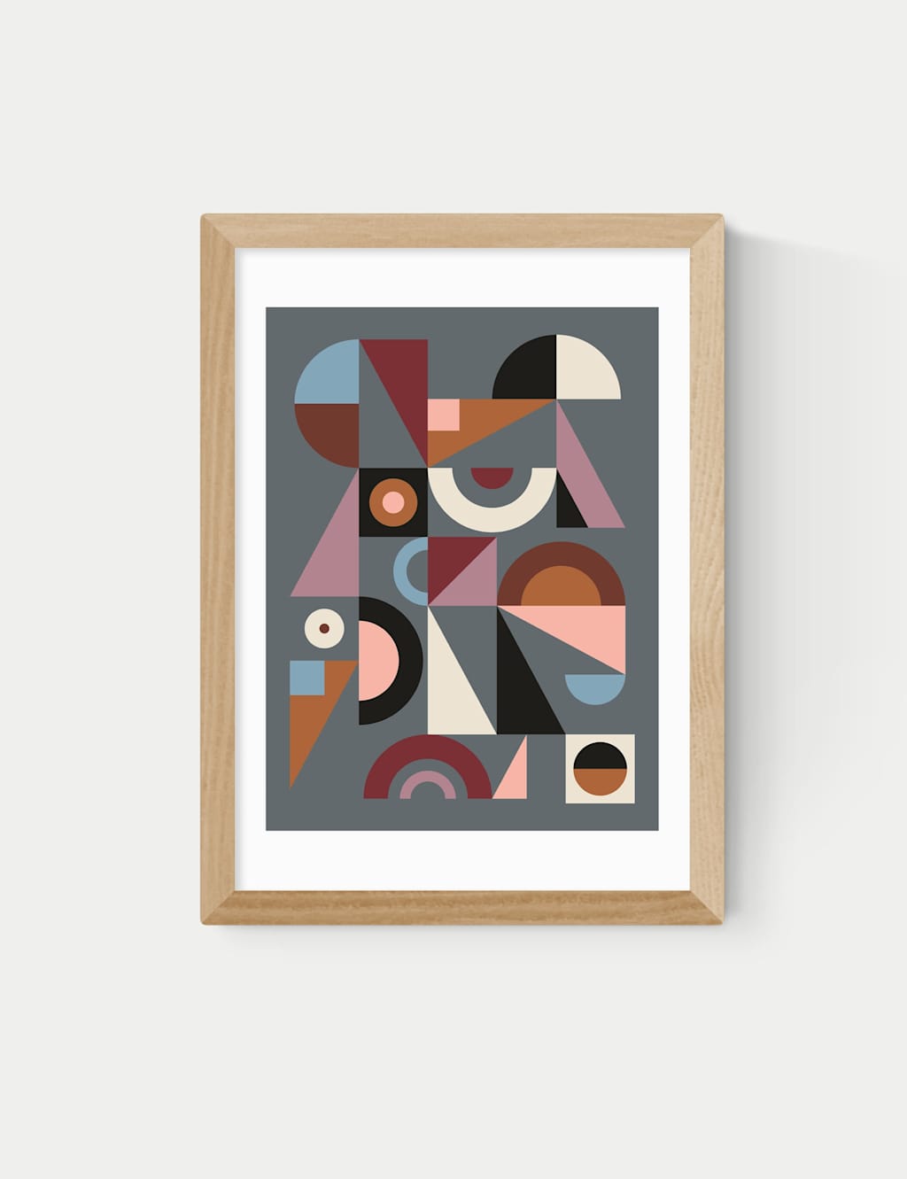 East End Prints Graphic IX Framed Art Print Natural
