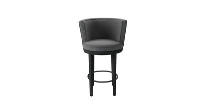 Margaux Bar Stool in Shadow Brushed Linen Cotton - sofa.com