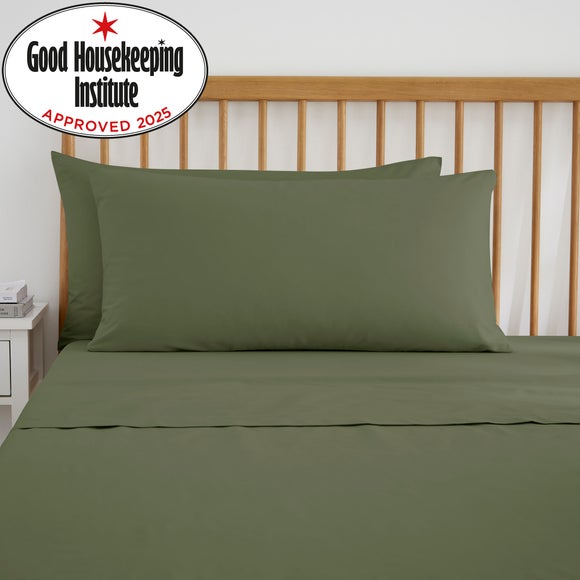 Pure Cotton Kingsize Pillowcase Pair