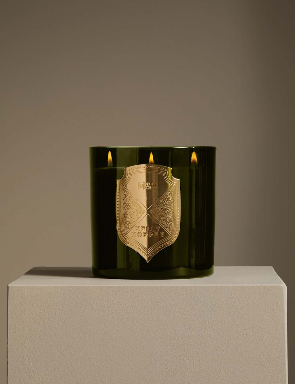M&S X Kelly Hoppen No. 3 Fragrance 3 Wick Candle White Mix