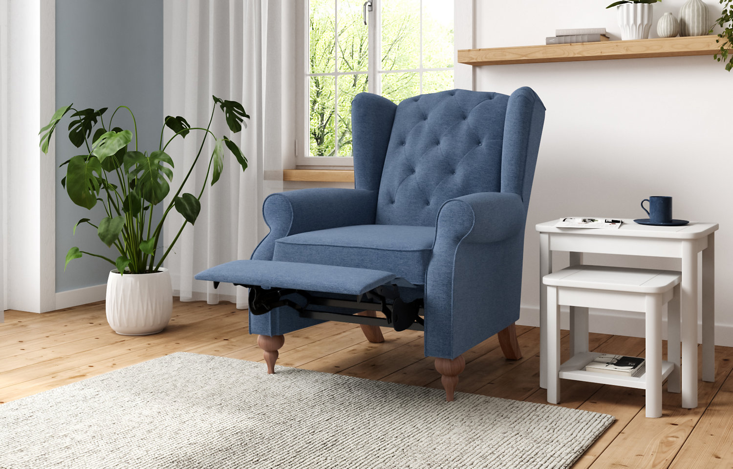 M&S Highland Button Riser Armchair