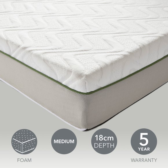 Return - Comfortzone Memory Foam Rolled Mattress - Single