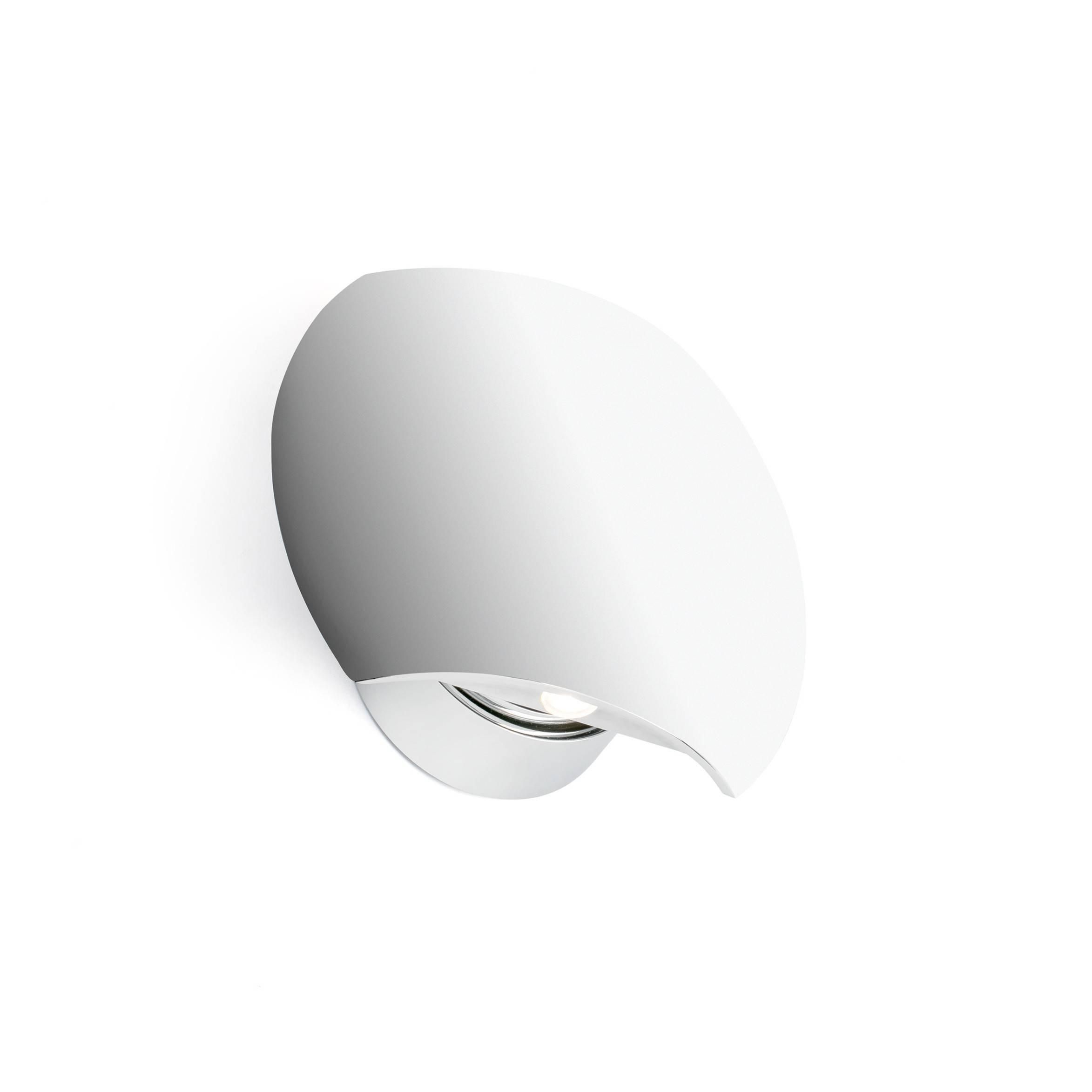Netlighting Swing Adjustable LED Indoor Wall Light Chrome in Grey