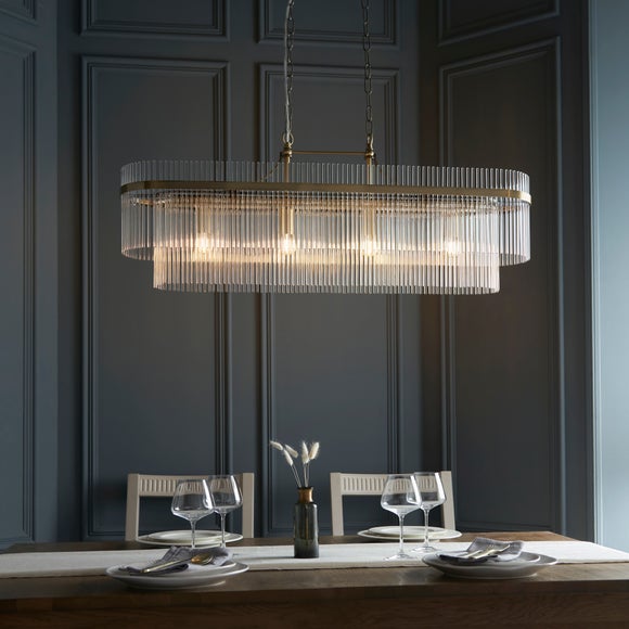 Vogue Langdon Art Deco 4 Light Adjustable Pendant Light
