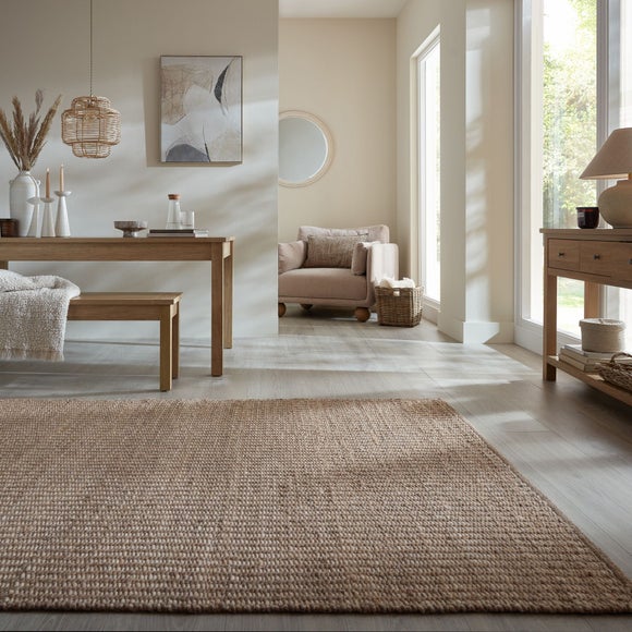 Flecked Braided Wool Rug