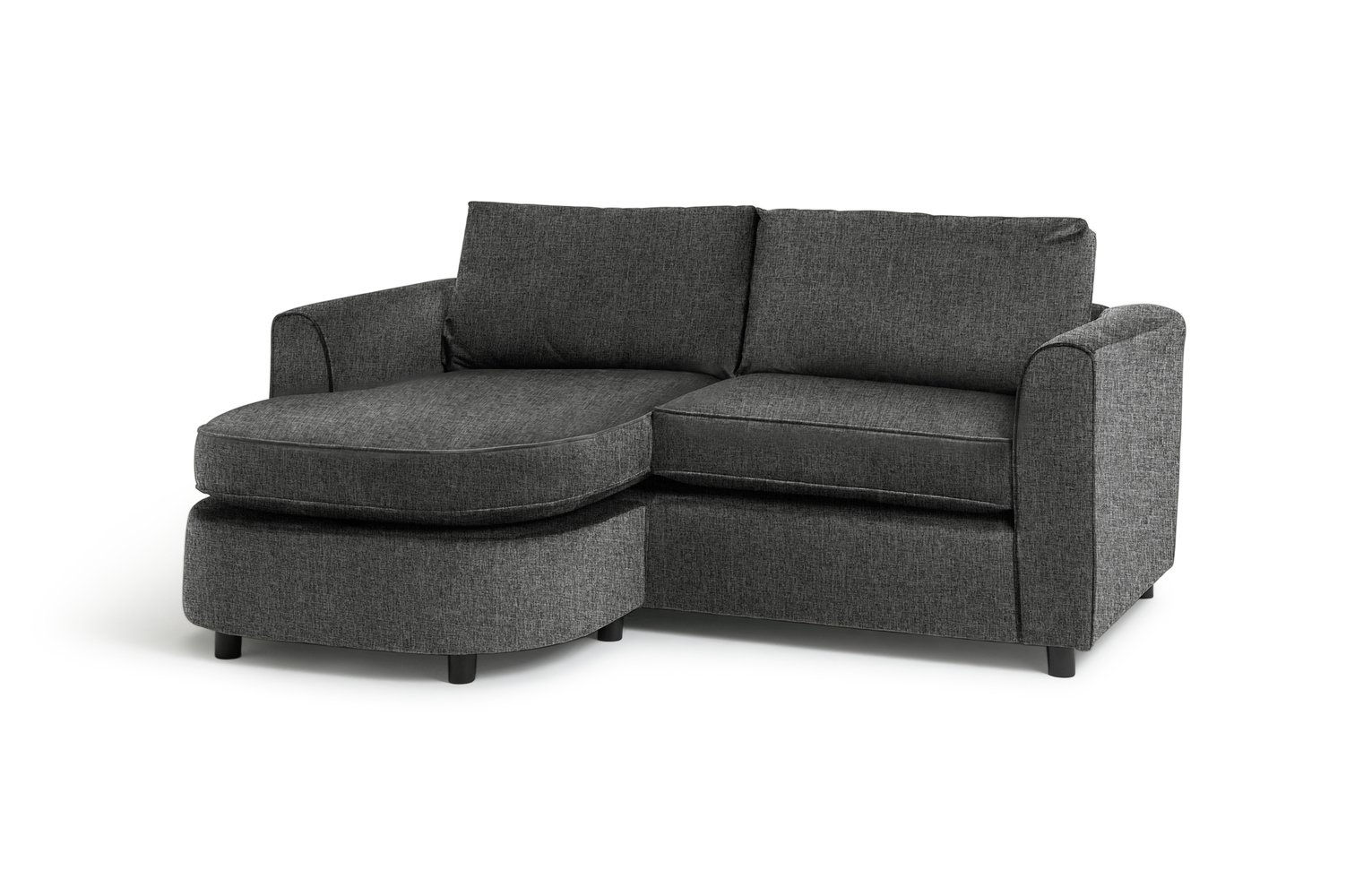 Habitat Reed Reversible Corner Fabric Sofa - Grey