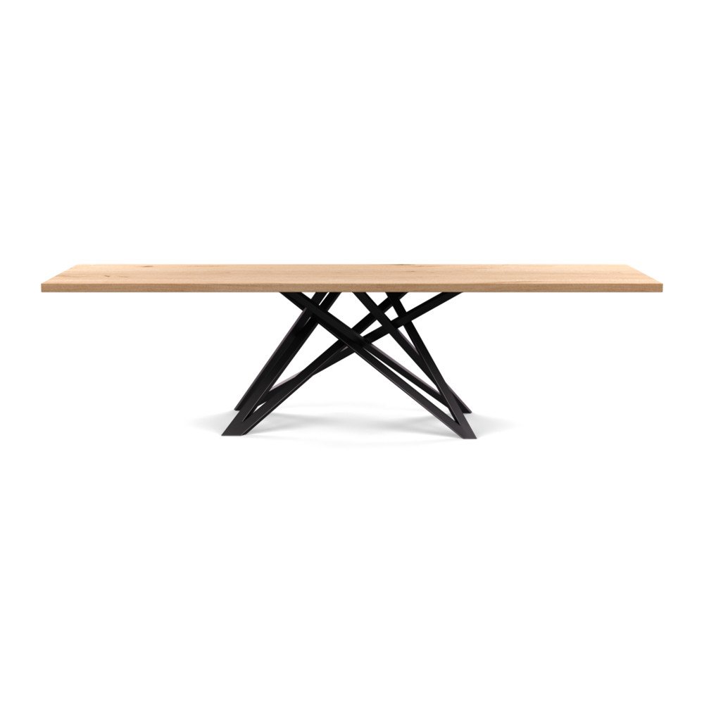 Heal's Vienna Dining Table 280x100cm Blonde Oiled Oak Straight Edge Filled