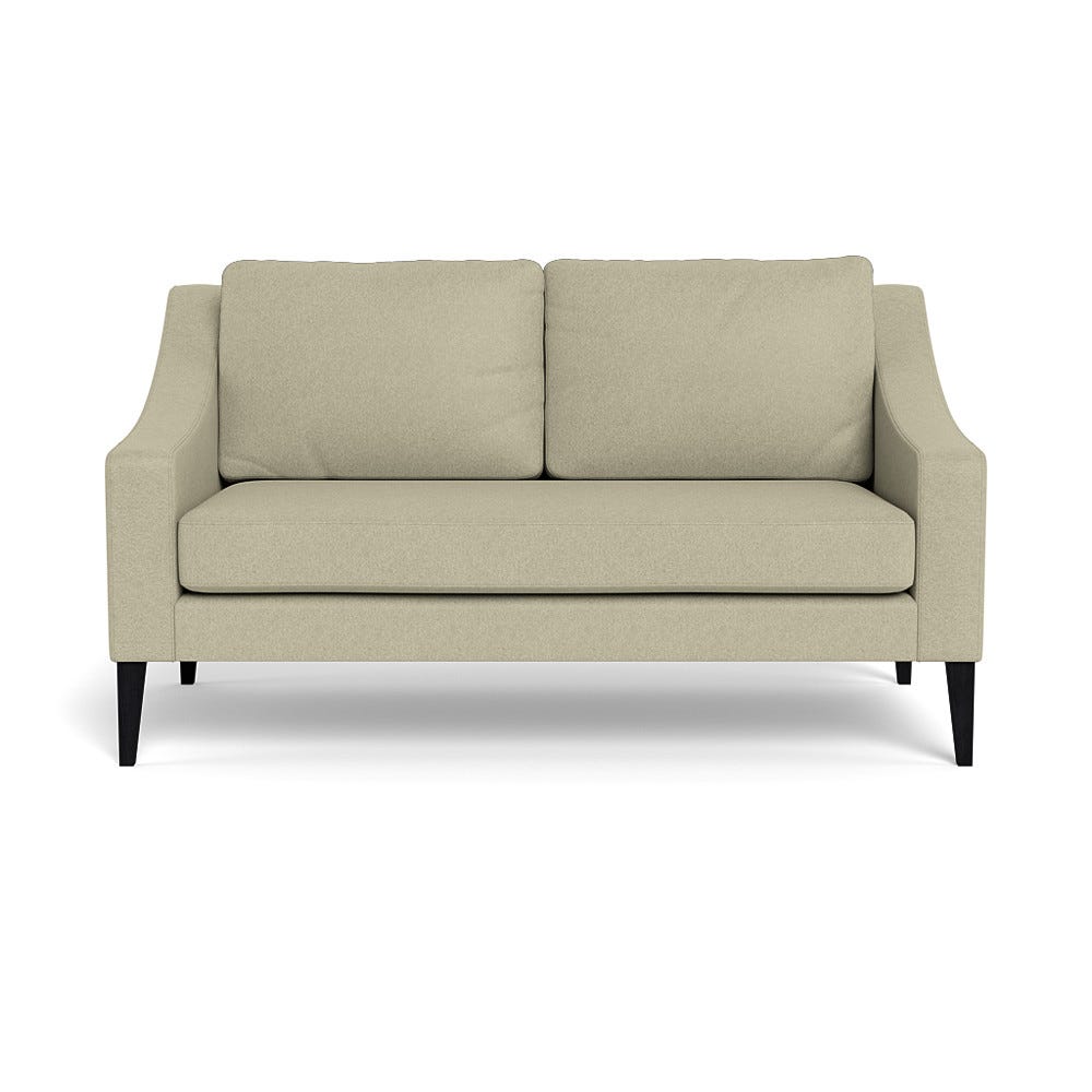 Heal's Richmond 2 Seater Sofa Cotton Grain Black Feet