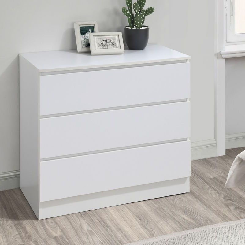 Birlea Oslo 3 Drawer Chest in White
