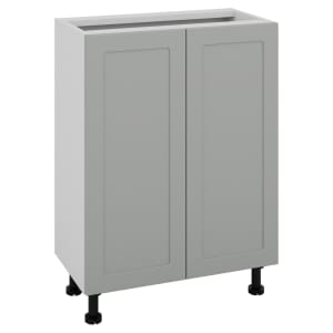 Wickes Winsford Dust Grey Slimline Depth Base Unit - 600mm