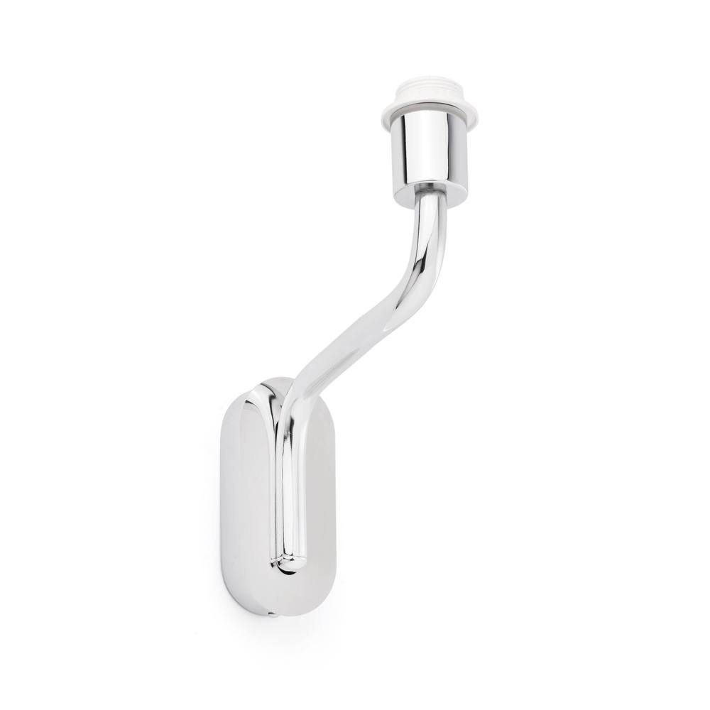 Netlighting Eterna 1 Light Indoor Wall Light Chrome Shade Not Included E27 in Grey