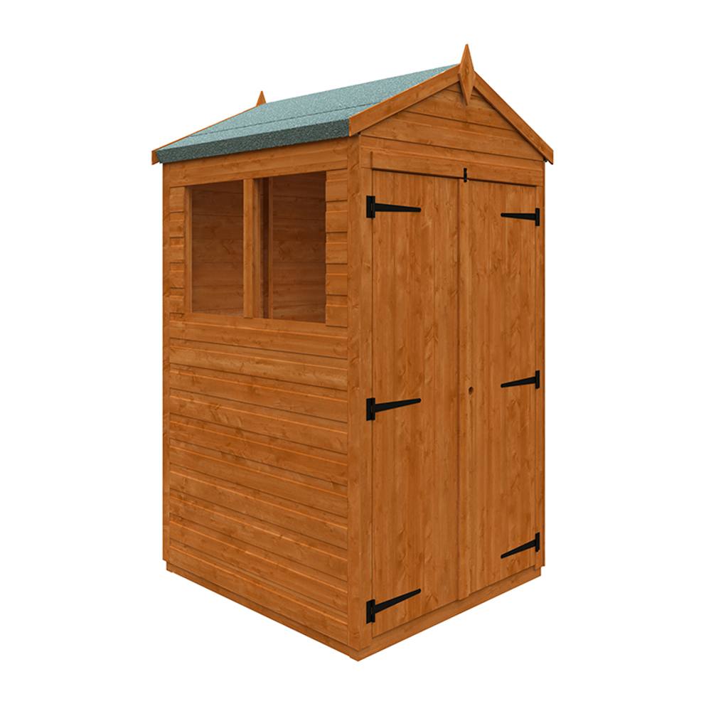 Buttercup Farm 4x4 Flex Apex Double Door 12mm Flex - L123.8 x W115 x H209 cm in Burnt Orange