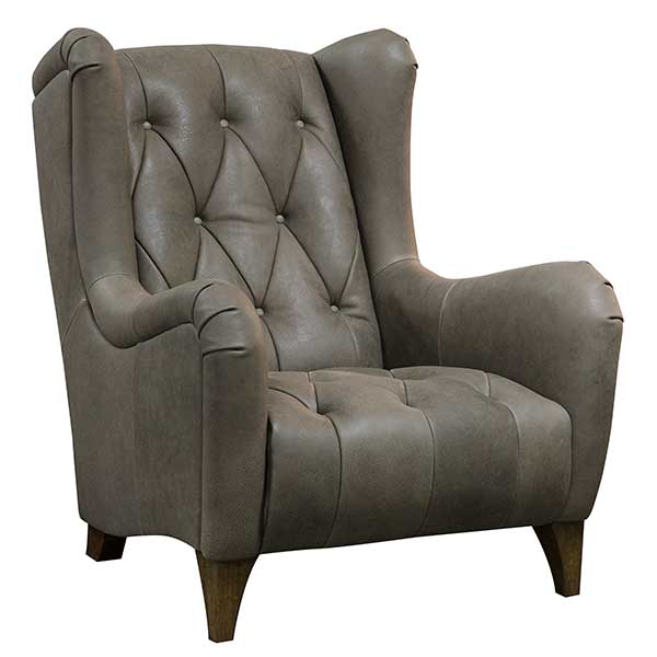 Elena Leather Accent Chair