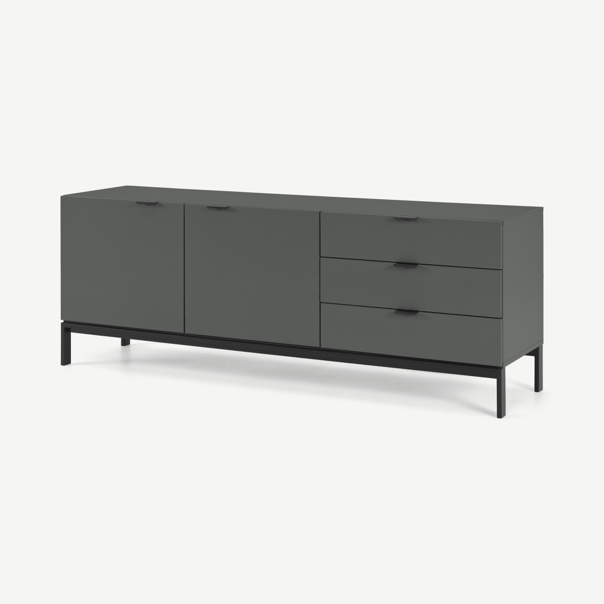 Marcell Wide Sideboard, Grey