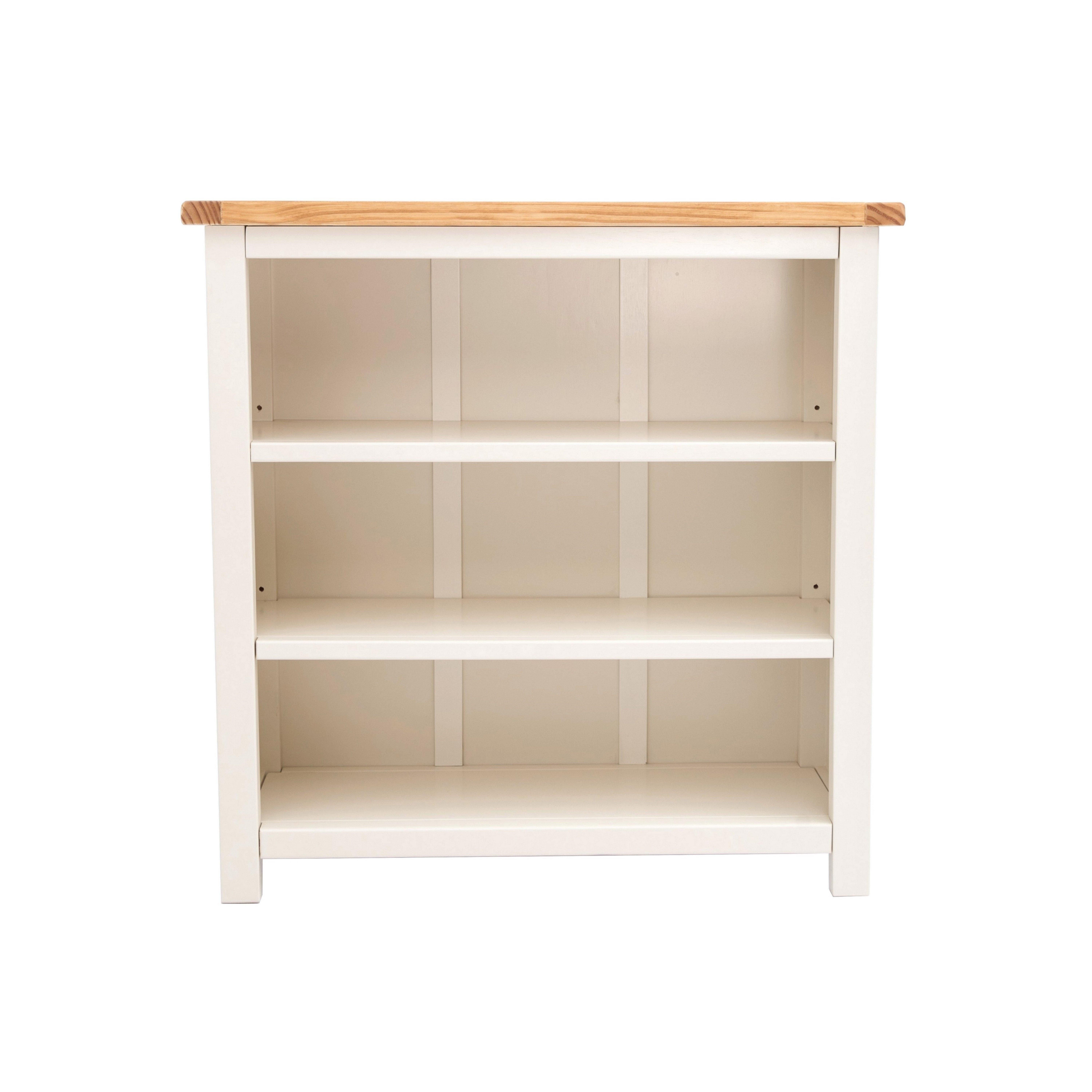 Cabinet Bits Bookcase 90x90x30cm in Off-White