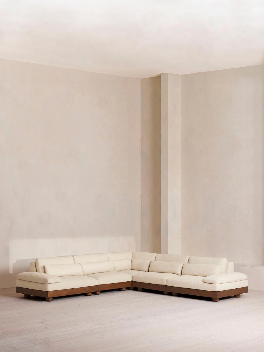Truro Modular Sofa, Corner Sofa, Textured Linen